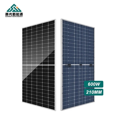 620Watt PV Güneş Panelleri Inmetro Sertifikalı Yarım Hücre Perc 210mm Konut için