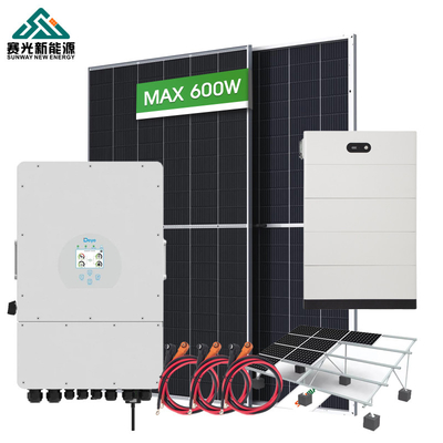 MPPT 8kw hibrit güneş enerjisi sistemi CE/RoHS/UN38.3/MSDS sertifikalı