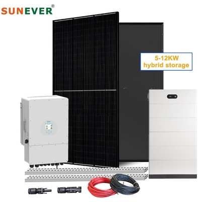 50hz Çıkış Frekansı Güneş Ev Enerji Sistemi Ev için Tam Kit 5kw 8kw 10kw 12kw