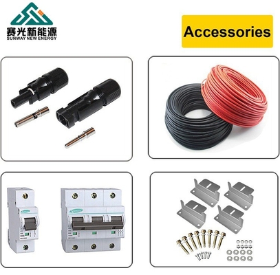 50hz Çıkış Frekansı Güneş Ev Enerji Sistemi Ev için Tam Kit 5kw 8kw 10kw 12kw
