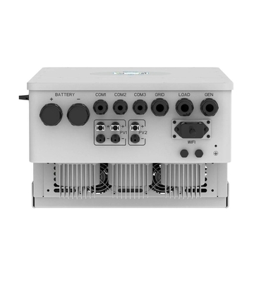 DC/AC Hibrit Güneş Inverteri Üç Fazlı 8kw 10kw 12kw MPPT Aralık 150-450 VDC