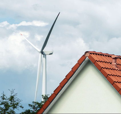 10KW Üç Fazlı 380VAC PV Panel Entegrasyonu ile Şebeke Rüzgar Enerjisi Jeneratörü Sistemi