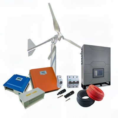 10KW 380VAC On Grid Rüzgar Güneş Hibrit Güç Sistemi Güçlendirilmiş Cam Fiber Blade