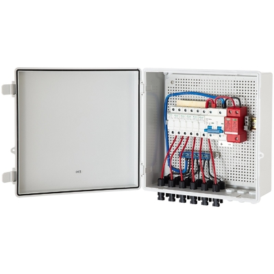 390*390*185 PV Kombiner Kutusu 500VDC ABS malzemesi SPD Koruması ile