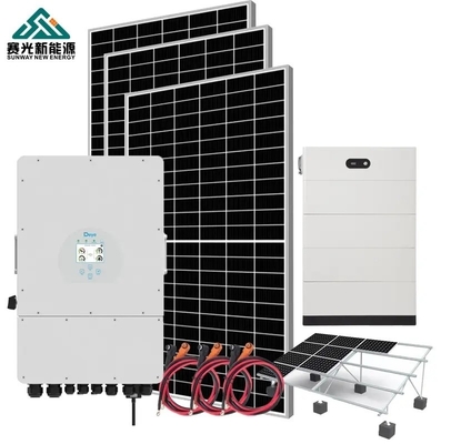 5000w 5000watt 5kw Monocrystalline Silikon Panelleri ile Ev Güneş Enerjisi Depolama Sistemi