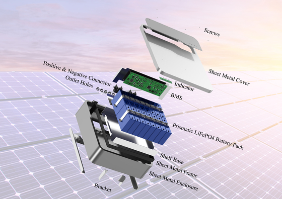 Sistem Türü 5kwh Lityum İyon Pil Paketi 51.2v Güç Duvarı 10kw Kapasite