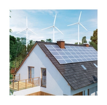 Flanj direği bağlantısı profesyonel şebeke dışı 3kw rüzgar türbini enerji güç sistemi