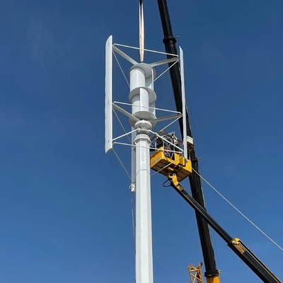 Ev 10Kw Şebekeden Dışarı Rüzgar Güneş Hibrit Güç Sistemi 10Kw Değerlendirilmiş Güç