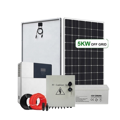 LiFePO4 MPPT 15kw Şebekeden Dışarı Güneş Sistemi Konut CE RoHS Sertifikasyonu