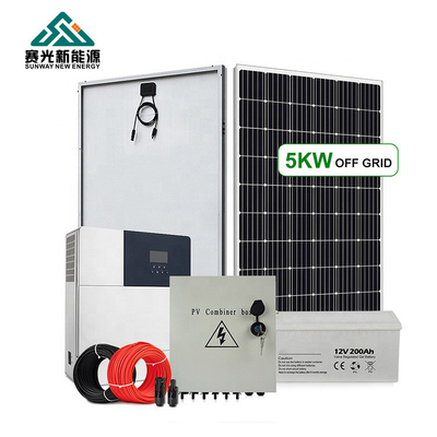 50HZ/60HZ çıkış frekansı ile özel PWM Şebeke Dışı Güneş Sistemi