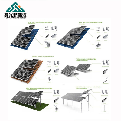 5kw 10kw 15kw 20kw tam seti Güneş Paneli Enerji sistemi ev için bölünmüş modda
