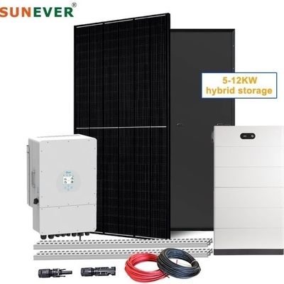 2024 Güneş Enerjisi Sistemi 5kw 6kw 8kw 10kw MPPT Denetleyici ve 50hz Çıkış Frekansı ile