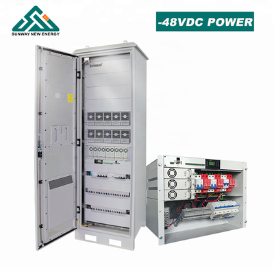 Kurşun Asit Bataryası Güneş Enerjisi Sistemi 48VDC 50hz Telekom Baza İstasyonu için Çıkış Frekansı
