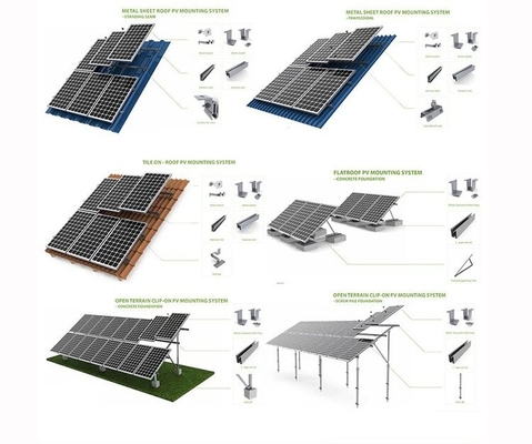 Deye Hibrit Değiştiricisi 3kw 5kw 8kw ve MPPT Denetleyicisi ile Tam Güneş Enerjisi Sistemi