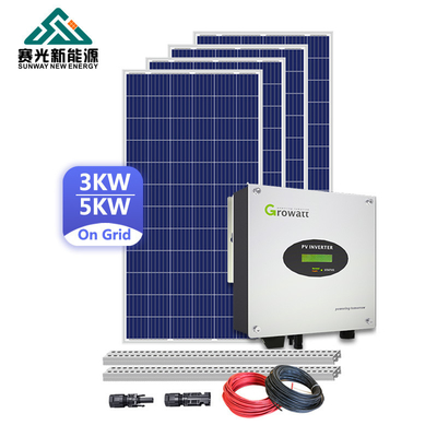 Özelleştirilebilir Güneş Enerjisi Sistemi 5kw 10kw 15kw 20kw 30kw Açık tesisat alanı için