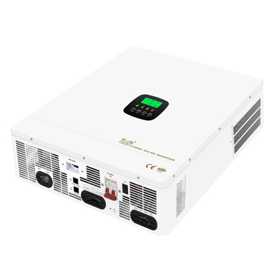 En yüksek AC çıkış voltajı 120/240 V Hibrit Güneş Inverteri Şebekeye ve Şebekeye Açık 230 V Inverter Güneş Hibridle
