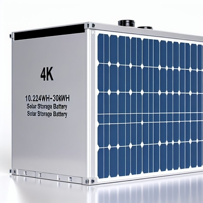 Sürdürülebilir enerji çözümleri için güneş paneli güç kaynağı 10.24kWh-30kWh güneş depolama bataryası