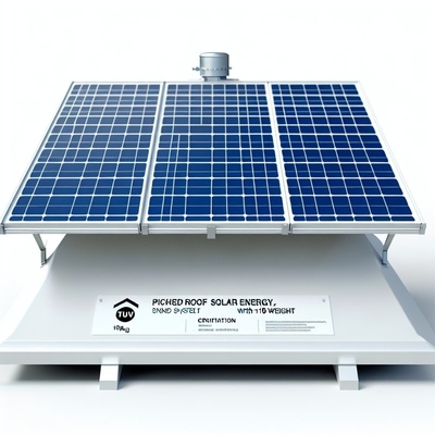 TUV Sertifikası ve 18 kg Panel Ağırlığı ile Eğri Çatı STD Güneş Enerji Sistemi