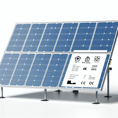 TUV Sertifikası ve 18 kg Panel Ağırlığı ile Eğri Çatı STD Güneş Enerji Sistemi