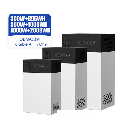 Anlayışlı İzleyici Güneş Enerjisi Sistemi 500W 1004.8Wh MPPT etkinleştirilmiş ESS gerçek zamanlı SOC Ekranı ve hafif tasarım