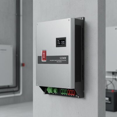 Maksimum AC Çıkış Gücü 12kW Güneş Inverter Entegre DC Değiştirme OEM Destek Akıllı Güç Değiştirme Teknolojisi