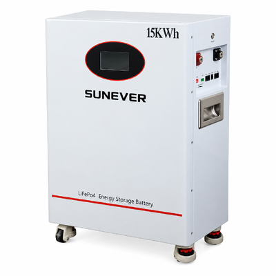 SUNEVER TD-15 15kWh LiFePO4 Ev Bataryası 51.2V 300Ah Yerüstü Güneş Enerjisi Depolama