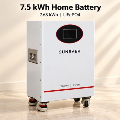SUNEVER 7.68kWh 25.6V 300Ah LiFePO4 Lityum Güneş Enerjisi Bataryası Ev Enerji Depolama ve Şebekeden Bağımsız Yedek Güç İçin