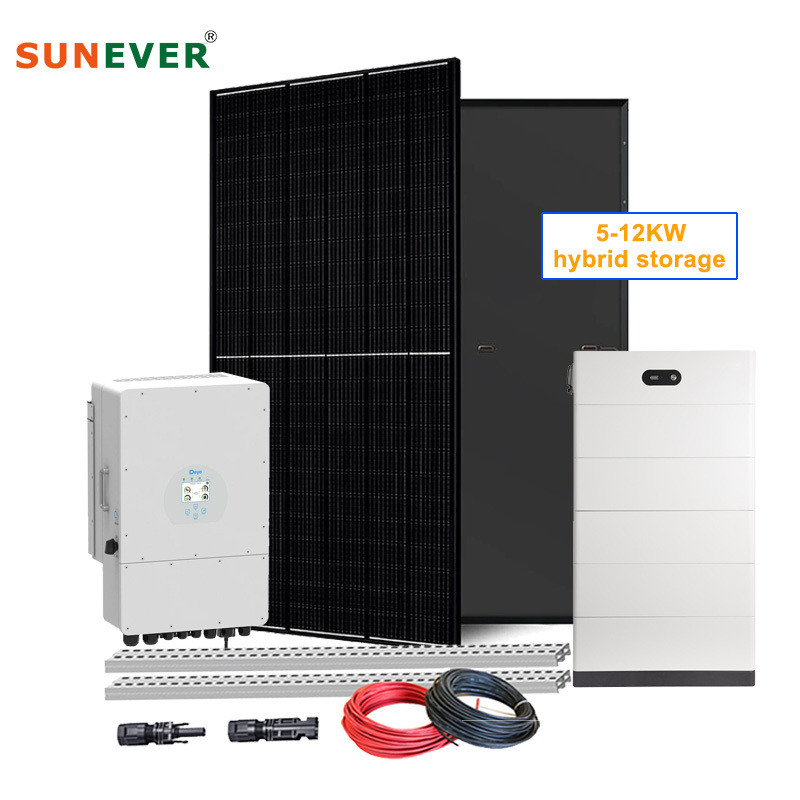 48Vdc/51.2Vdc Hybrid Pv Sistemi Ev İçin 5kw 8kw 10kw 12kw CE