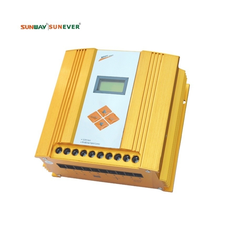 100-600W 12V Güneş ve Rüzgar Kontrolörü Üst Güneş PWM LCD CE IEC Sertifikalı
