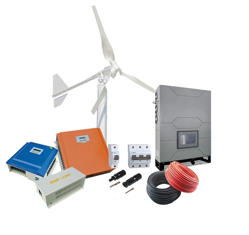 CE sertifikalı 10KW Şebekedeki Rüzgar Enerji Üretimi Sistemi için Üç Fazlı Rüzgar Jeneratörü