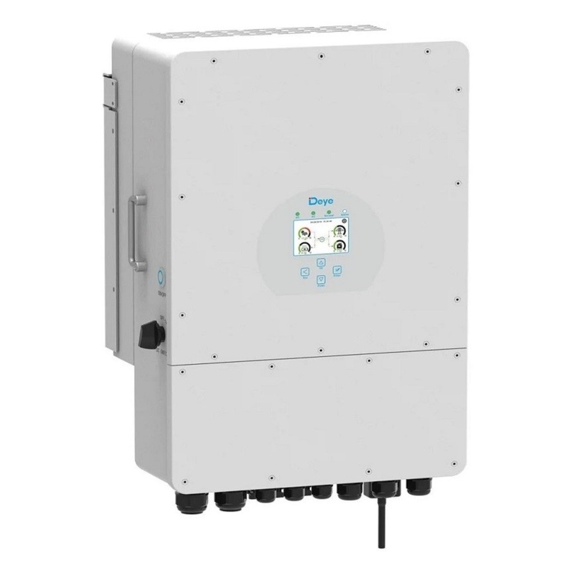 Özel 10kw 60v Hibrit Güneş Değiştiricisi 40-60V Pil Voltajı 2 Kat En Yüksek Güç