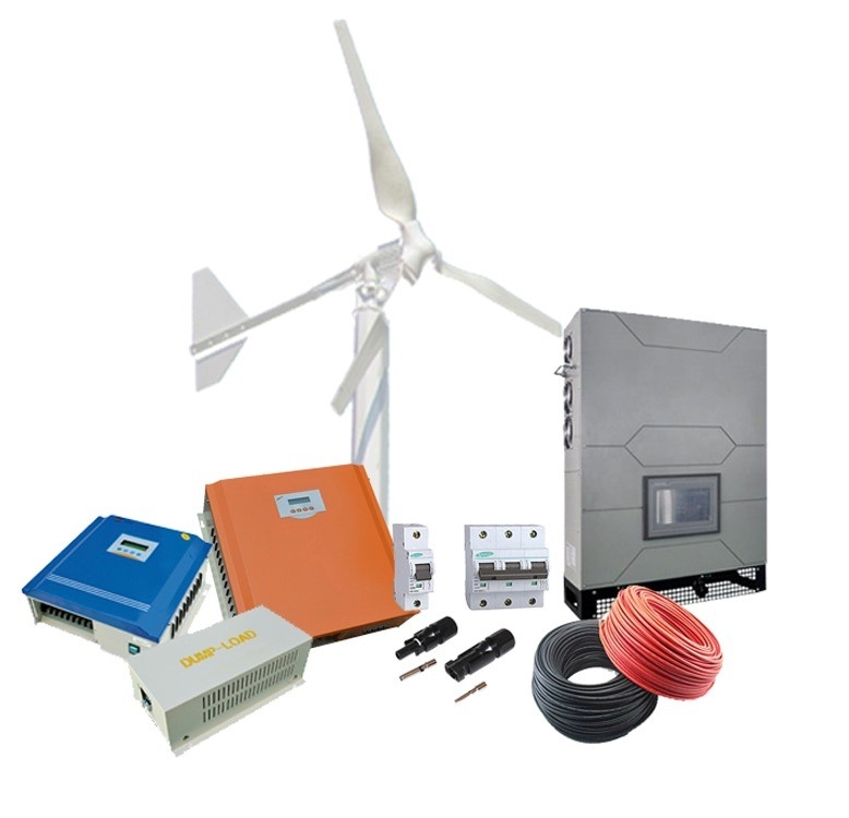 48v 5kw 10kw Ev Rüzgar Jeneratörü Vertikal Ev Enerjisi Rüzgar Enerjisi Üretim Sistemi