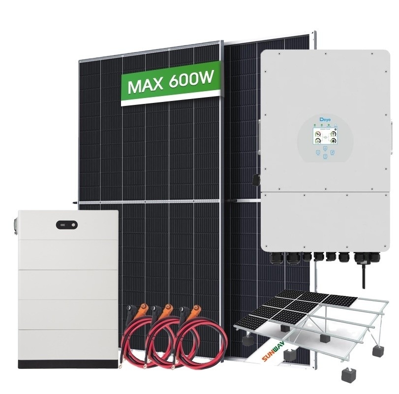 10kw 3 Faz 20kw Hibrit Güneş Sistemi 220v/380v Çıkış Voltajı