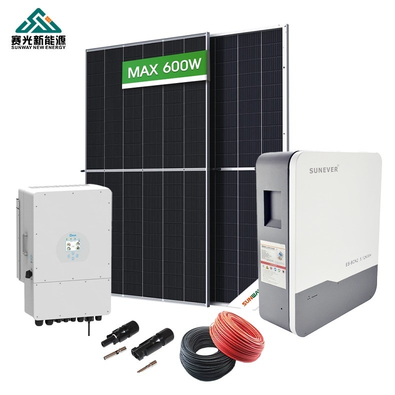 5kw 6kw 8kw 10kw Güneş Enerjisi Depolama Sistemi Güneş için Hibrit Pil Kurşun-Asit Gücü