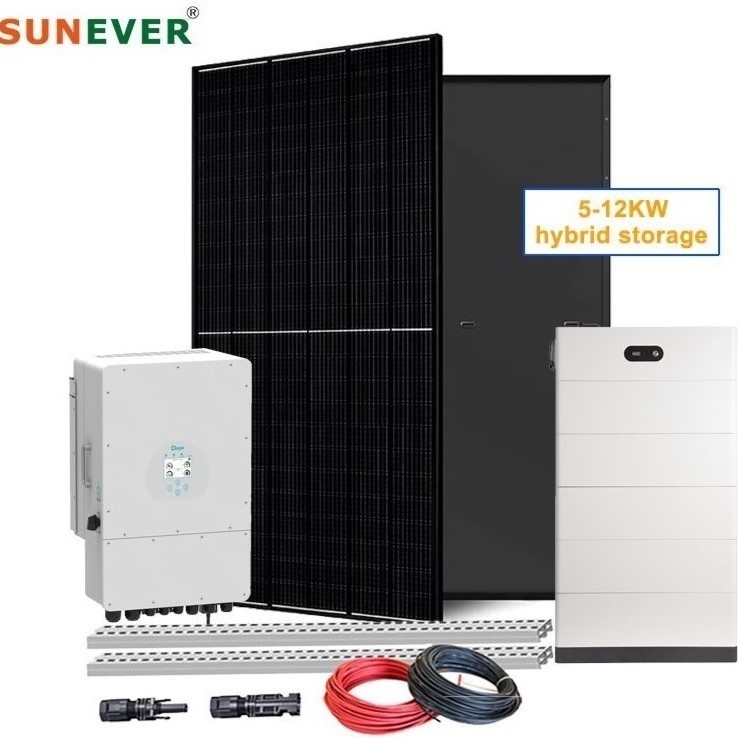 50hz Çıkış Frekansı 2024 Ev için Güneş Enerjisi Depolama Sistemi 6kw 8kw 10kw Online Satış