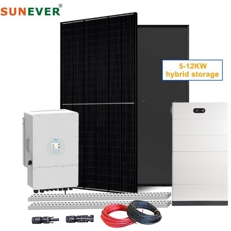 Ana Sayfa Güneş Enerjisi Depolama Sistemi 6kw 8kw 10kw Hibrit Kit için Tam Güç Jeneratörü