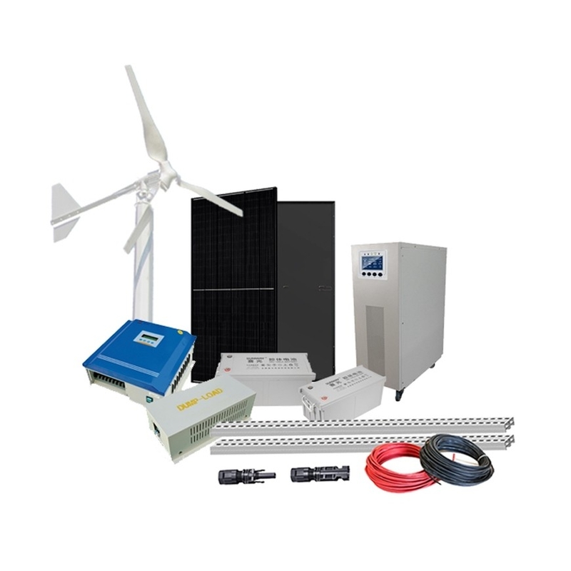 Kurşun-Asit Pil Tipi Rüzgar Enerjisi Sistemi 5kw 10kw 48V/96V/120V/220/380V