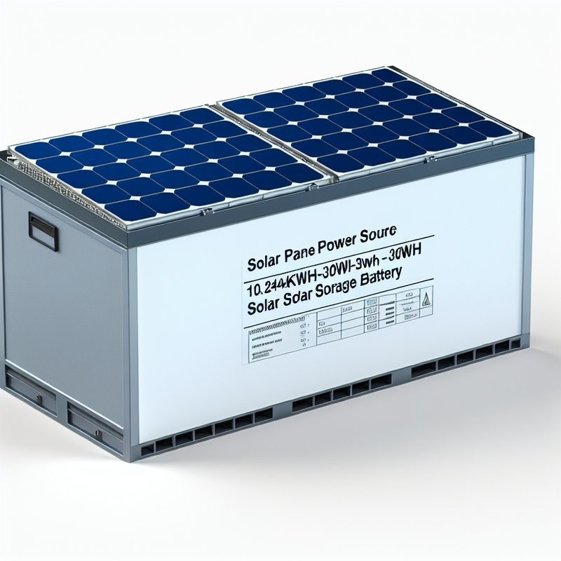 Sürdürülebilir enerji çözümleri için güneş paneli güç kaynağı 10.24kWh-30kWh güneş depolama bataryası