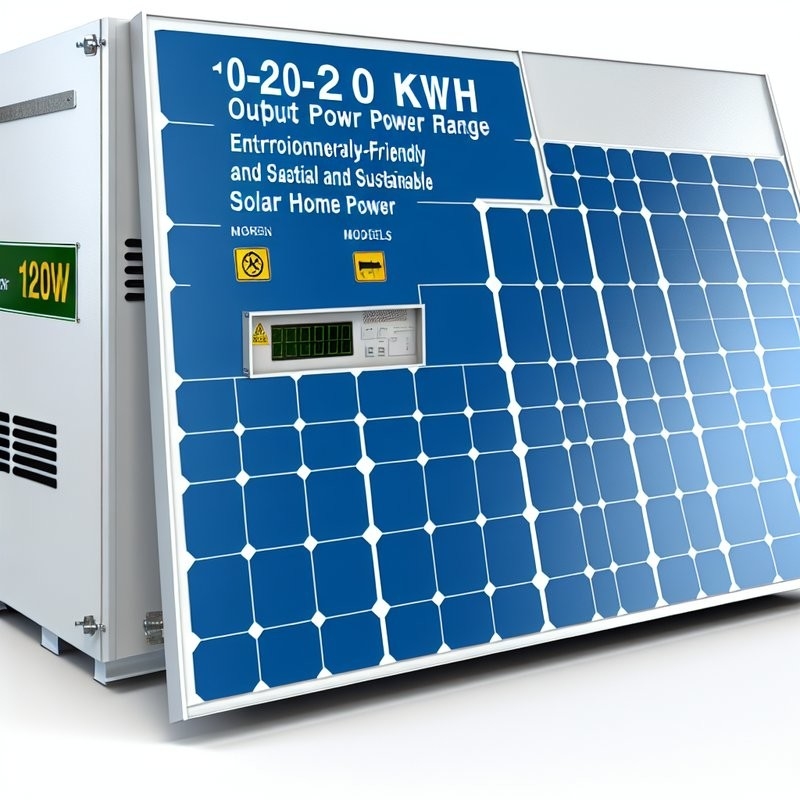 10-20 KWh çıkış güç aralığı çevre dostu ve sürdürülebilir güneş enerjisi için çevre dostu güneş paneli sistemi