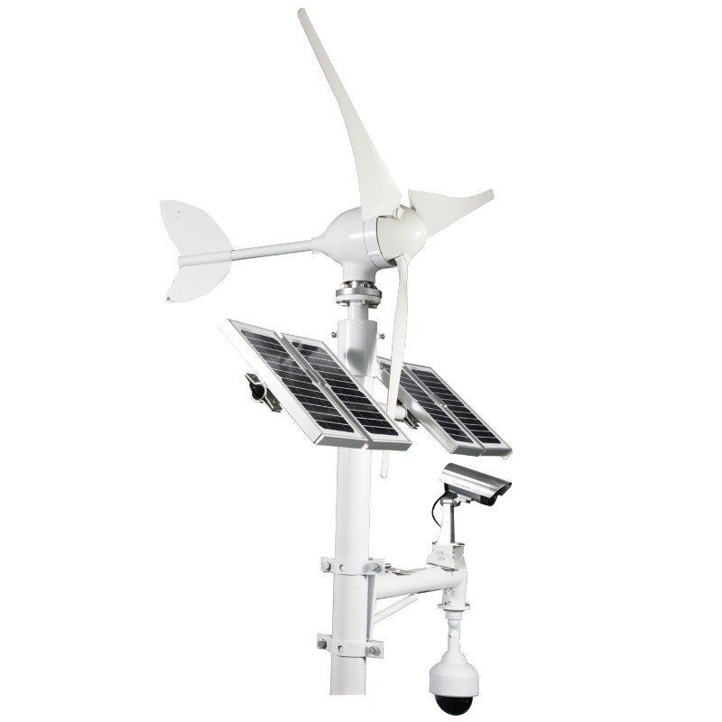 300W 600W akıllı rüzgar güneş hibrit enerji tasarruflu led sokak lambası dış mekan güneş enerjili lamba cctv kamera 4g 5G ile