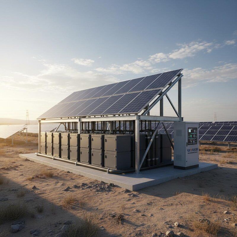 Güneş Paneli Güç Kaynağı Güneş Enerjisi Depolama Stand Kurulum Modu Büyük Ölçekli Güneş Projeleri için Enerji Yönetim Sistemi