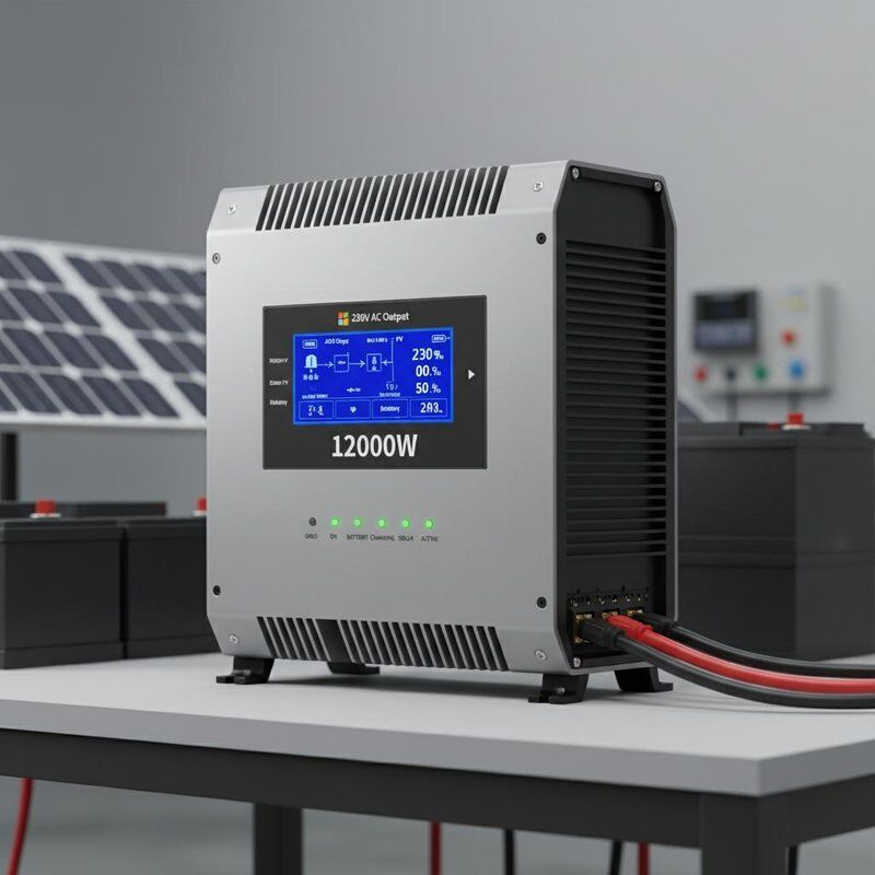 120000W SWI ABD Şebeke Bağlı Hibrit Güneş İnvertörü 230V Kapsamlı Güneş Enerjisi Çözümleri İçin Yüksek Kapasiteli İnvertör