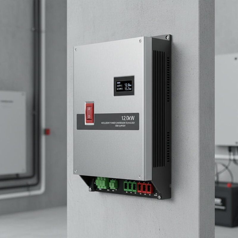 Maksimum AC Çıkış Gücü 12kW Güneş Inverter Entegre DC Değiştirme OEM Destek Akıllı Güç Değiştirme Teknolojisi