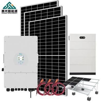 Fotovoltaik Ev Hibrit Şebeke Güneş Sistemi Güneş Hibrit Inverter Sistemi