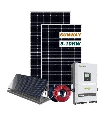 220VAC 10kw Ev Güneş Enerjisi Sistemi Ticari Avantajlar 50HZ