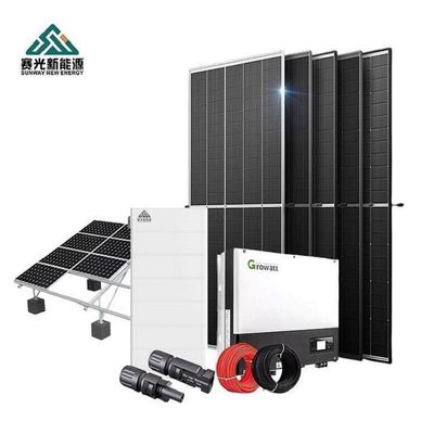 Özel 10kw Hibrit Güneş Enerjisi Sistemi 15kw 20kw B2B Pazarı İçin