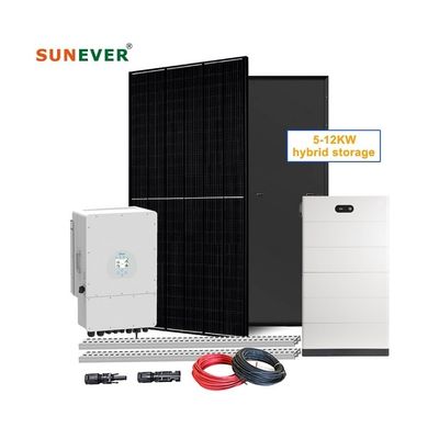 5kw 10kw Hibrit Güneş Enerjisi Çıkış Voltajı V 220v/380v için Tam Güneş Sistemleri Kit