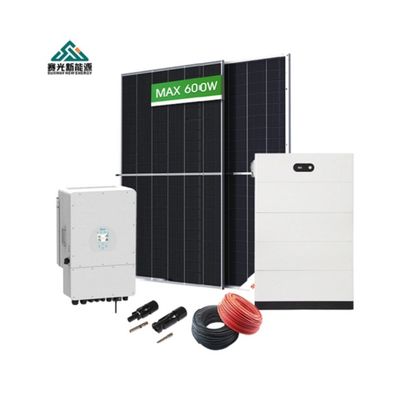 Ev için 20kw 15kw 10kw 5kw Güneş Enerjisi Hibrit Sistemi 48Vdc / 51.2Vdc