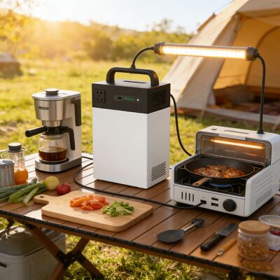 Evde Acil Durum Güneş Enerjisi Sistemi 500W 1004.8Wh – Hızlı MPPT Şarj ve Hassas Elektronik Korumalı Taşınabilir Ünite